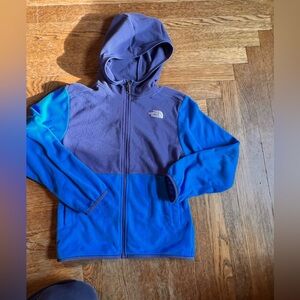 The North Face Kids Two-Tone Blue Fleece Jacket